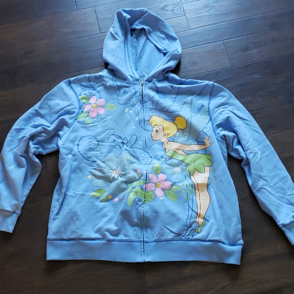 Disney tinkerbelle hoodie sweatshirt